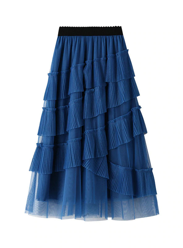 MULTI-LAYER CAKE SKIRT GAUZE SKIRT